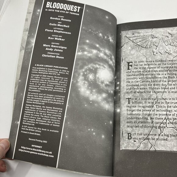 Bloodquest II : Into the Eye of Terror by Colin McNeil Warhammer 40k Workshop - Picture 8 of 8